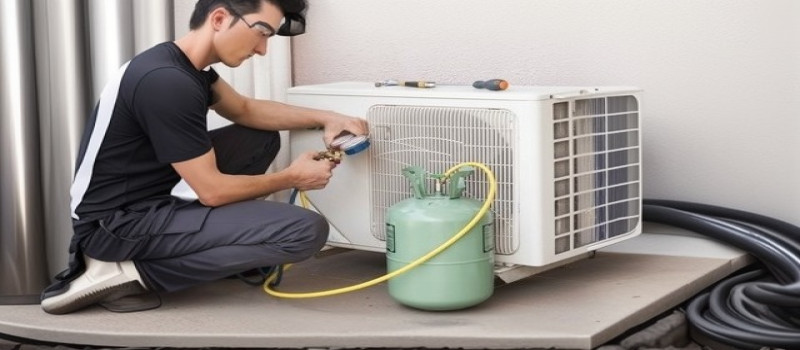 Accurate  AC Compressor Fitting With Gas Charge