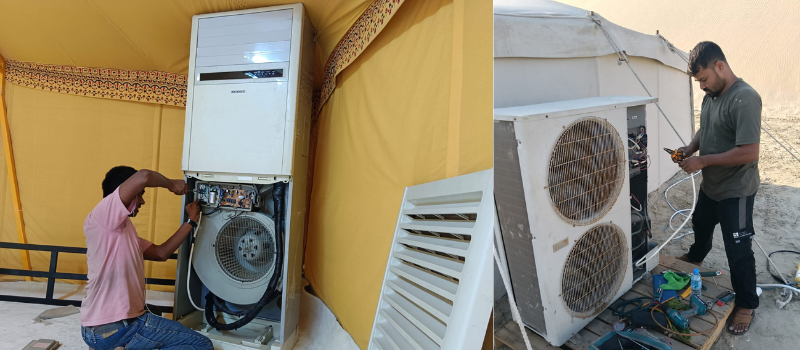 Split AC and Window AC full Water Cleaning
