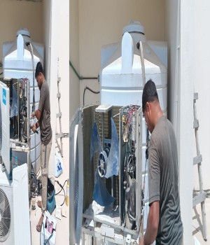 Cooling Water Tank Chiller Fixing, Repairing, Cleaning, and Servicing – Rawdat Al Hamama, Doha, Qatar